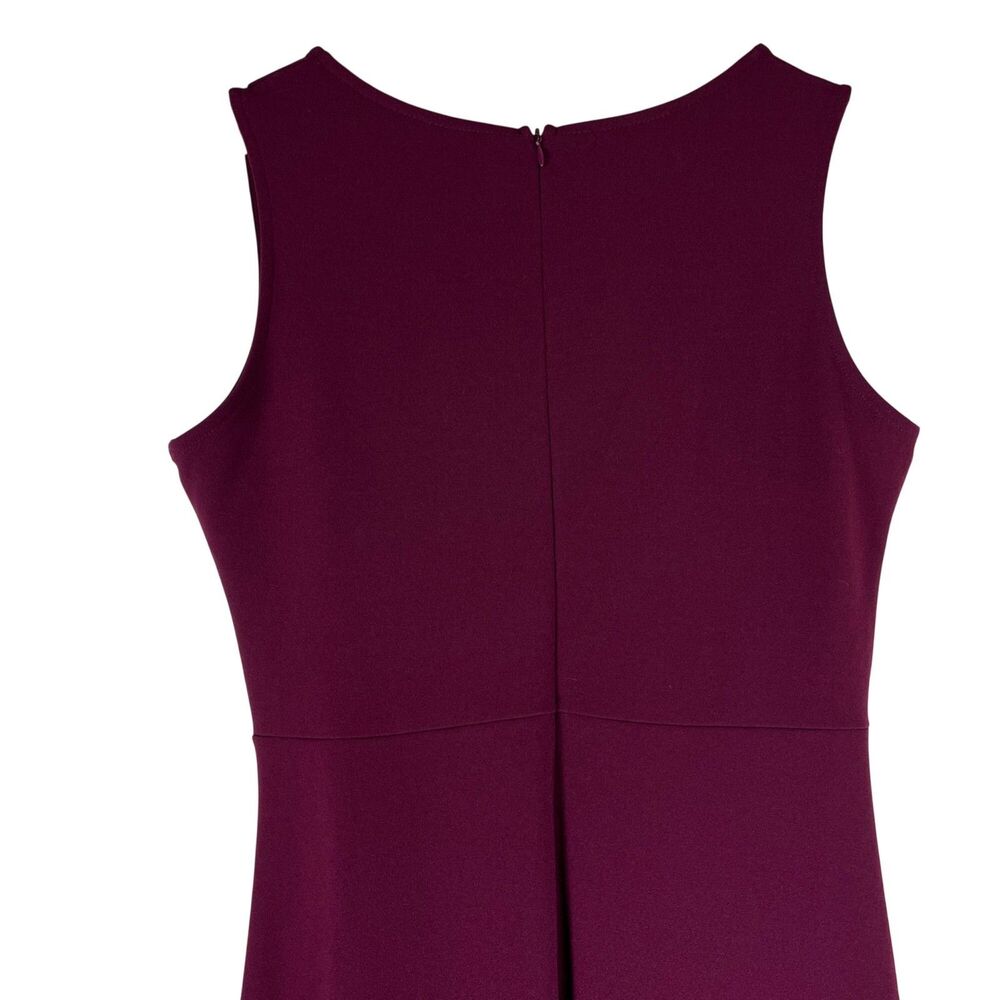 Burgundy Palazzo Jumpsuit Women’s Formal Dress Illusion Wide Leg size L NWT - Picture 10 of 15